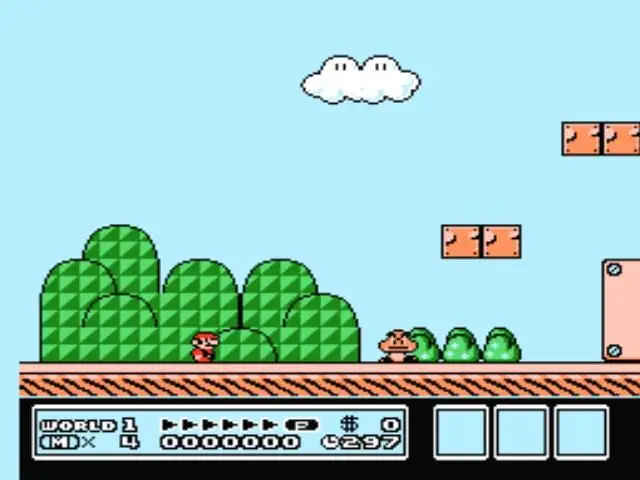 10144510 super mario bros 3 nes starting the game