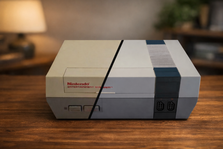 geel grijs nintendo nes